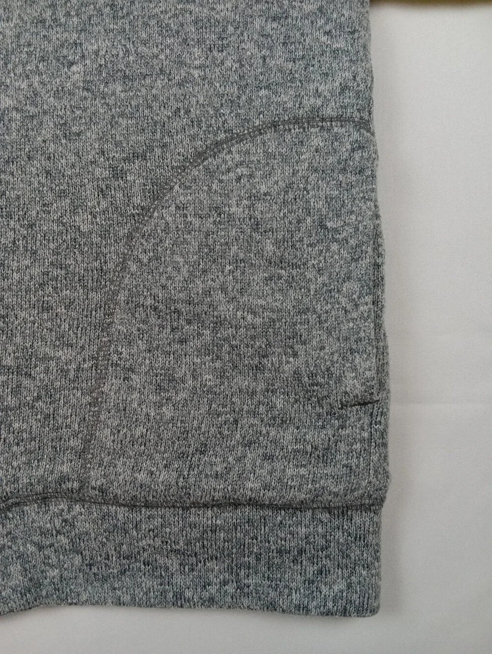 The Children's Place Gray Sherpa Lined Zip Hoodie Youth Size 10/12